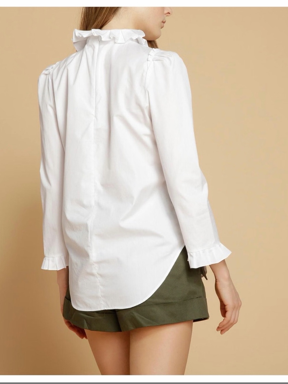 Sandro Rosane Ruffle-Detail Top - Picture 2 of 8